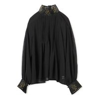 【ロキト/LOKITHO】のnarrow emb.chiffon blouse 人気、トレンドファッション・服の通販 founy(ファニー) ファッション Fashion レディースファッション WOMEN 2024年 2024 2024春夏・S/S Ss,Spring/Summer,2024 シフォン Chiffon レース Race エレガント 上品 Elegant 人気 Popularity 手描き Hand Drawn |ID:prp329100004444866