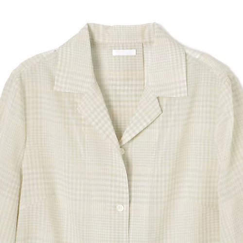 【テルマ/TELMA】のCurved Check Shirt 人気、トレンドファッション・服の通販 founy(ファニー) 　ファッション　Fashion　レディースファッション　Fashion for Women　トップス・カットソー　Cut & Sew Tops　シャツ・ブラウス・オフィスカジュアル　Elegant Blouses & Button-Ups　2024年　2024　2024春夏・S/S　Spring/Summer 2024 SS24　カフス　Cuff Design　チェック　Check, Plaid, Tartan　バランス　Balance, Style Balance　リボン　Ribbon, Bow　春　Spring　other-3|ID: prp329100004444874 ipo3291000000036026692