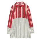 【テルマ/TELMA】のWASHI Striped Tailored Shirt 人気、トレンドファッション・服の通販 founy(ファニー) ファッション Fashion レディースファッション WOMEN トップス・カットソー Tops/Tshirt シャツ/ブラウス Shirts/Blouses 2024年 2024 2024春夏・S/S Ss,Spring/Summer,2024 キュプラ Cupra ストライプ Stripe チェック Check チュニック Tunic ロング Long ワイド Wide 今季 This Season 長袖 Long Sleeve thumbnail STRIPE RED x LIME GREEN|ID: prp329100004444876 ipo3291000000031213693