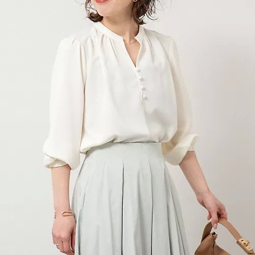 【ノーリーズソフィー/NOLLEY'S sophi】のジョーゼットリボンブラウス インテリア・キッズ・メンズ・レディースファッション・服の通販 founy(ファニー) 　ファッション　Fashion　レディースファッション　WOMEN　トップス・カットソー　Tops/Tshirt　シャツ/ブラウス　Shirts/Blouses　2025年　2025　2025春夏・S/S　Ss,Spring/Summer,2025　おすすめ　Recommend　インナー　Inner　ジャケット　Jacket　リボン　Ribbon　ビジネス 仕事 通勤　Business　オフホワイト|ID: prp329100004444882 ipo3291000000031821797