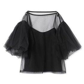 【チカ キサダ/CHIKA KISADA】 トップス人気、トレンドファッション・服の通販 founy(ファニー) ファッション Fashion レディースファッション WOMEN トップス・カットソー Tops/Tshirt 2024年 2024 2024春夏・S/S Ss,Spring/Summer,2024 チュール Tulle パイピング Piping 軽量 Lightweight |ID:prp329100004444902
