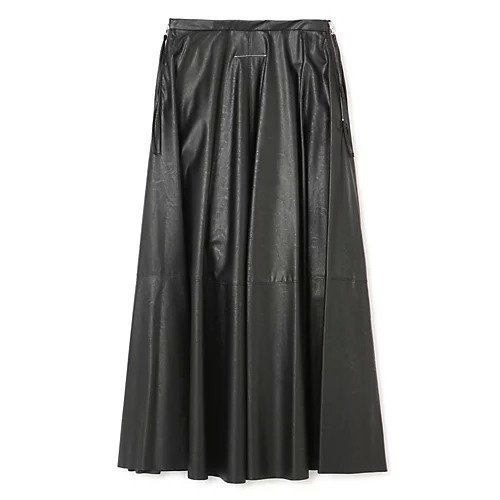 【エムエム6 メゾン マルタン マルジェラ/MM6 Maison Martin Margiela】のECO LEATHER SKIRT 人気、トレンドファッション・服の通販 founy(ファニー) 　ファッション　Fashion　レディースファッション　WOMEN　スカート　Skirt　ジップ　Zip　フェミニン　Feminine　フレア　Flare　ロング　Long　洗える　Washable　other-2|ID: prp329100004444948 ipo3291000000032164866