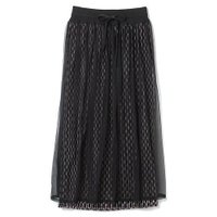 【ビューティフル ピープル/beautiful people】のraschel mesh jersey pleated skirt 人気、トレンドファッション・服の通販 founy(ファニー) ファッション Fashion レディースファッション WOMEN スカート Skirt プリーツスカート Pleated Skirts 2023年 2023 2023春夏・S/S Ss,Spring/Summer,2023 ドローコード Draw Cord プリーツ Pleats ミックス Mix メッシュ Mesh リバーシブル Reversible リボン Ribbon ロング Long |ID:prp329100004444955