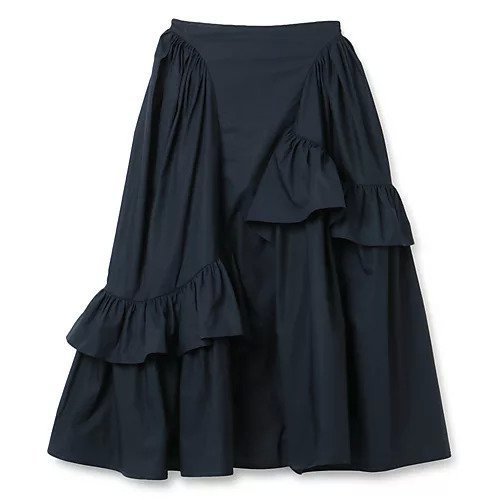 【セシリー バンセン/CECILIE BAHNSEN】のDAMARA SKIRT COTTON インテリア・キッズ・メンズ・レディースファッション・服の通販 founy(ファニー) https://founy.com/ ファッション Fashion レディースファッション WOMEN スカート Skirt 2023年 2023 2023春夏・S/S Ss,Spring/Summer,2023 アシンメトリー Asymmetry ギャザー Gather シンプル Simple ドレス Dress フリル Frills ロング Long 洗える Washable |ID: prp329100004444961 ipo3291000000031822332