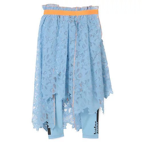 【カラー/kolor】のSkirt インテリア・キッズ・メンズ・レディースファッション・服の通販 founy(ファニー) 　ファッション　Fashion　レディースファッション　Fashion for Women　スカート　Skirts　2022年　2022　2022 春夏 S/S　Spring/Summer 2022 SS22　イレヘム　Irregular Hemline　テーパード　Tapered, Tapered Pants　プリント　Print, Printed Pattern　ボタニカル　Botanical, Floral Pattern　ランダム　Random, Irregular　レース　Lace, Lace Fabric　今季　This Season, Current Season　A-Sax Blue|ID: prp329100004444997 ipo3291000000033141081