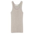 【カナコ サカイ/KANAKO SAKAI】のGLITTER RIBBED KNIT TANK TOP GREY|ID: prp329100004446249 ipo3291000000031077965