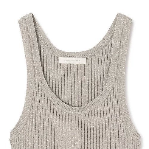【カナコ サカイ/KANAKO SAKAI】のGLITTER RIBBED KNIT TANK TOP 人気、トレンドファッション・服の通販 founy(ファニー) 　ファッション　Fashion　レディースファッション　WOMEN　トップス・カットソー　Tops/Tshirt　ニット　Knit Tops　2025年　2025　2025春夏・S/S　Ss,Spring/Summer,2025　グリッター　Glitter　タンク　Tank　チェック　Check　ロング　Long　半袖　Short Sleeve　洗える　Washable　other-3|ID: prp329100004446249 ipo3291000000031254650