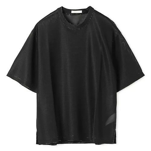 【カナコ サカイ/KANAKO SAKAI】のGLITTER T-SHIRT インテリア・キッズ・メンズ・レディースファッション・服の通販 founy(ファニー) https://founy.com/ ファッション Fashion レディースファッション Fashion for Women トップス・カットソー Cut & Sew Tops シャツ・ブラウス・オフィスカジュアル Elegant Blouses & Button-Ups ロングTシャツ・Tシャツ Longline T-Shirts & Tees 2025年 2025 2025春夏・S/S Spring/Summer 2025 SS25 シルク Silk, 100% Silk フェミニン Feminine, Girly 洗える Machine Washable ビジネス 仕事 通勤 Business / Work / Commuting |ID: prp329100004446251 ipo3291000000033463396