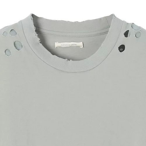 【カナコ サカイ/KANAKO SAKAI】のSHOULDER PADS RIPPED T-SHIRT 人気、トレンドファッション・服の通販 founy(ファニー) 　ファッション　Fashion　レディースファッション　Fashion for Women　トップス・カットソー　Cut & Sew Tops　シャツ・ブラウス・オフィスカジュアル　Elegant Blouses & Button-Ups　ロングTシャツ・Tシャツ　Longline T-Shirts & Tees　2025年　2025　2025春夏・S/S　Spring/Summer 2025 SS25　ショルダー　Shoulder, Shoulder Strap　シンプル　Simple, Minimal　ダメージ　Distressed, Destroyed　チェック　Check, Plaid, Tartan　ドロップ　Drop Shoulder, Dropped Style　ユーズド　Used, Vintage-Look　夏　Summer　春　Spring　S/S・春夏　SS, Spring/Summer, Warm Season　洗える　Machine Washable　長袖　Long Sleeve, Full Sleeve　other-3|ID: prp329100004446252 ipo3291000000035716305