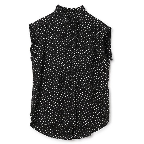 【ペールジュート/Pale Jute】のpolka dot band sleeve blouse インテリア・キッズ・メンズ・レディースファッション・服の通販 founy(ファニー) https://founy.com/ ファッション Fashion レディースファッション WOMEN トップス・カットソー Tops/Tshirt とろみ Thickness ショルダー Shoulder ドット Dot ドロップ Drop ノースリーブ No Sleeve ボトム Bottom ランダム Random 洗える Washable |ID: prp329100004446257 ipo3291000000031078000