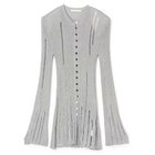 【カナコ サカイ/KANAKO SAKAI】のMETALLIC CARDIGAN SILVER|ID:prp329100004446264