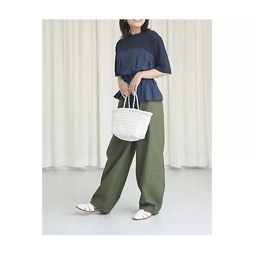 【トゥエルブクローゼット/12closet】の【石上美津江さんコラボ】【洗える】カーヴィパンツ 人気、トレンドファッション・服の通販 founy(ファニー) 　ファッション　Fashion　レディースファッション　Fashion for Women　パンツ　Pants & Trousers　コラボ　Collaboration, Collab　サテン　Satin, Glossy Fabric　洗える　Machine Washable　other-2|ID: prp329100004446273 ipo3291000000032707329