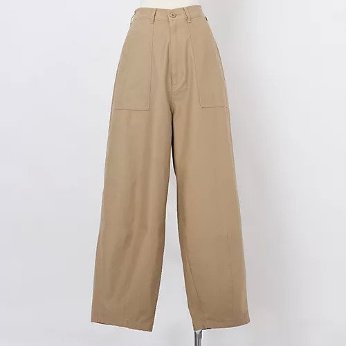 【トゥエルブクローゼット/12closet】の【石上美津江さんコラボ】【洗える】カーヴィパンツ インテリア・キッズ・メンズ・レディースファッション・服の通販 founy(ファニー) 　ファッション　Fashion　レディースファッション　Fashion for Women　パンツ　Pants & Trousers　コラボ　Collaboration, Collab　コンパクト　Compact, Small Size　サテン　Satin, Glossy Fabric　バランス　Balance, Style Balance　洗える　Machine Washable　ベージュ|ID: prp329100004446273 ipo3291000000034757387