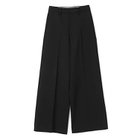 【カナコ サカイ/KANAKO SAKAI】のWOOL WIDE TROUSERS JP SIZE 人気、トレンドファッション・服の通販 founy(ファニー) ファッション Fashion レディースファッション Fashion for Women 2025年 2025 2025春夏・S/S Spring/Summer 2025 SS25 シンプル Simple, Minimal センター Center, Center Line ワイド Wide, Wide Fit ビジネス 仕事 通勤 Business / Work / Commuting thumbnail BLACK|ID: prp329100004446275 ipo3291000000034365849