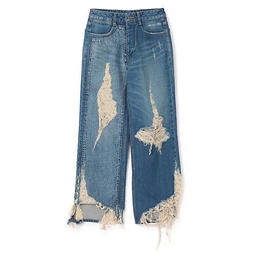 【カナコ サカイ/KANAKO SAKAI】のRIPPED JEANS インテリア・キッズ・メンズ・レディースファッション・服の通販 founy(ファニー) https://founy.com/ ファッション Fashion レディースファッション WOMEN 2025年 2025 2025春夏・S/S Ss,Spring/Summer,2025 ダメージ Damage デニム Denim ユーズド Used 洗える Washable |ID: prp329100004446276 ipo3291000000031078065