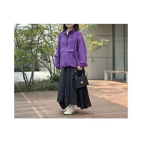 【トゥエルブクローゼット/12closet】の【石上美津江さんコラボ】【洗える】【撥水】【パッカブル】薄軽撥水アノラック 人気、トレンドファッション・服の通販 founy(ファニー) 　ファッション　Fashion　レディースファッション　Fashion for Women　コラボ　Collaboration, Collab　ドローコード　Drawcord, Drawstring Cord　パープル　Purple, Violet　フィット　Fit, Slim Fit　洗える　Machine Washable　other-2|ID: prp329100004446289 ipo3291000000032707337