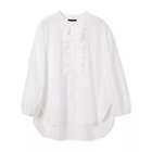 【ペールジュート/Pale Jute】のFront frill shirt white|ID: prp329100004449517 ipo3291000000031116699