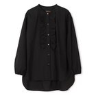 【ペールジュート/Pale Jute】のFront frill shirt black|ID: prp329100004449517 ipo3291000000035915690