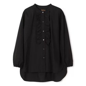 【ペールジュート/Pale Jute】のFront frill shirt 人気、トレンドファッション・服の通販 founy(ファニー) ファッション Fashion レディースファッション Fashion for Women トップス・カットソー Cut & Sew Tops シャツ・ブラウス・オフィスカジュアル Elegant Blouses & Button-Ups クラシカル Classical, Vintage-Inspired クラシック Classic, Timeless Style パイピング Piping, Trim Design フォルム Silhouette, Form フリル Frill, Ruffle ボトム Bottoms, Lower Wear エレガント 上品 Elegant 定番 Standard, Basic Item 洗える Machine Washable |ID:prp329100004449517