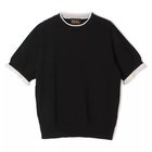 【ペールジュート/Pale Jute】のdots knit half sleeve PO BLACK×WHITE|ID: prp329100004449520 ipo3291000000036303279
