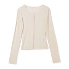 【ババコ/BABACO】のTwisted Cotton Cardigan Ivory|ID: prp329100004449522 ipo3291000000031116733