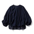 【エムセブンデイズ/M7days】のインナーつきさら軽ギャザーブラウス 人気、トレンドファッション・服の通販 founy(ファニー) ファッション Fashion レディースファッション Fashion for Women トップス・カットソー Cut & Sew Tops シャツ・ブラウス・オフィスカジュアル Elegant Blouses & Button-Ups インナー Innerwear キャミソール Camisole, Spaghetti Strap Top ギャザー Gathered, Ruffled シャーリング Shirring, Ruched 洗える Machine Washable thumbnail ネイビー|ID: prp329100004450819 ipo3291000000034952120