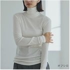 【ドレスハーセルフ/DRESS HERSELF】のカットソー/シルクリブ ハイネック オフシロ|ID: prp329100004450821 ipo3291000000036258361