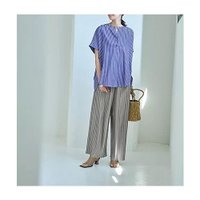 【スタイルデリ/STYLE DELI】のプリーツカットソーワイドパンツ 人気、トレンドファッション・服の通販 founy(ファニー) ファッション Fashion レディースファッション WOMEN パンツ Pants くるぶし Ankle カットソー Cut And Sew カーディガン Cardigan ジャケット Jacket スウェット Sweat ストレート Straight スニーカー Sneakers スリット Slit フォルム Form ブルゾン Blouson プリーツ Pleats ワイド Wide A/W・秋冬 Aw・Autumn/Winter・Fw・Fall-Winter 夏 Summer エレガント 上品 Elegant ビジネス 仕事 通勤 Business |ID:prp329100004450824