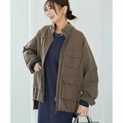 【スタイルデリ/STYLE DELI】の洗い加工ミリタリージャケット グレイッシュカーキ|ID:prp329100004450825