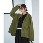 【スタイルデリ/STYLE DELI】の洗い加工ミリタリージャケット マッチャ|ID:prp329100004450825