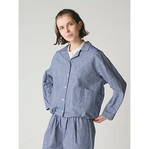 【ミディウミ/MidiUmi】のシャンブレーシャツジャケット 人気、トレンドファッション・服の通販 founy(ファニー) 　ファッション　Fashion　レディースファッション　WOMEN　アウター　Coat Outerwear　ジャケット　Jackets　シャンブレー　Chambray　セットアップ　Set Up　ダンガリー　Dungarees　フロント　Front　ポケット　Pocket　春　Spring　other-3|ID: prp329100004451866 ipo3291000000031254339