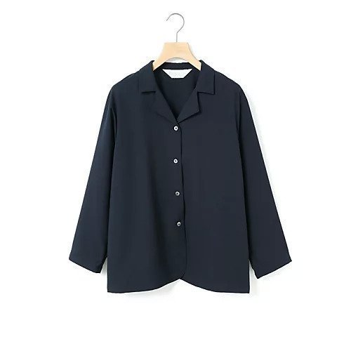 【ミディウミ/MidiUmi】のシャツジャケット インテリア・キッズ・メンズ・レディースファッション・服の通販 founy(ファニー) 　ファッション　Fashion　レディースファッション　WOMEN　アウター　Coat Outerwear　ジャケット　Jackets　ジャケット　Jacket　セットアップ　Set Up　テーラード　Tailored　ラップ　Wrap　春　Spring　ネイビー|ID: prp329100004451869 ipo3291000000031143154
