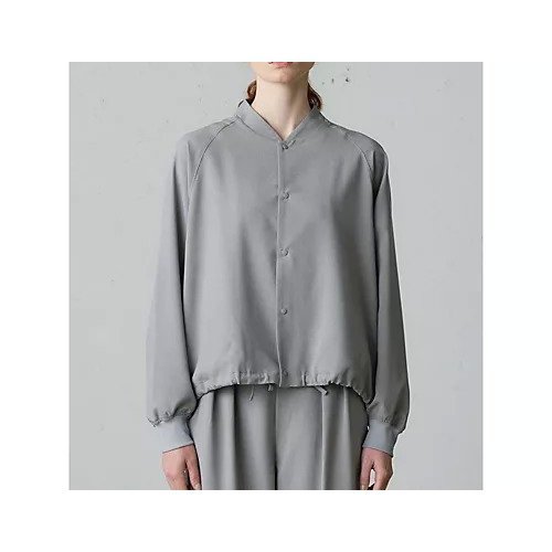 【ミディウミ/MidiUmi】のシャツジャケット インテリア・キッズ・メンズ・レディースファッション・服の通販 founy(ファニー) ファッション Fashion レディースファッション Fashion for Women アウター Coat / Outerwear Collection レディースジャケット・軽アウター Jackets ジャケット Jacket, Outerwear ドット Polka Dot, Dot Pattern フィット Fit, Slim Fit ブルゾン Blouson, Bomber Jacket グレー|ID: prp329100004451869 ipo3291000000033841171