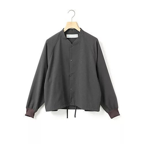 【ミディウミ/MidiUmi】のシャツジャケット インテリア・キッズ・メンズ・レディースファッション・服の通販 founy(ファニー) ファッション Fashion レディースファッション Fashion for Women アウター Coat / Outerwear Collection レディースジャケット・軽アウター Jackets ジャケット Jacket, Outerwear ドット Polka Dot, Dot Pattern フィット Fit, Slim Fit ブルゾン Blouson, Bomber Jacket チャコールグレー|ID: prp329100004451869 ipo3291000000033841172