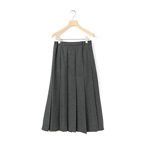 【ミディウミ/MidiUmi】のプリーツスカート インテリア・キッズ・メンズ・レディースファッション・服の通販 founy(ファニー) ファッション Fashion レディースファッション Fashion for Women スカート Skirts プリーツスカート / 上品フェミニンスタイル Pleated Skirts ツイード Twill, Twill Weave プリーツ Pleats, Pleated リラックス Relax, Relaxed Fit 人気 Popular, Best Seller グレー|ID: prp329100004451870 ipo3291000000034617828