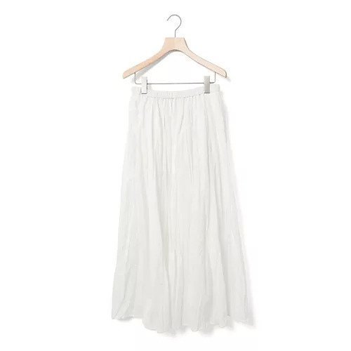 【ミディウミ/MidiUmi】のギャザースカート インテリア・キッズ・メンズ・レディースファッション・服の通販 founy(ファニー) 　ファッション　Fashion　レディースファッション　WOMEN　スカート　Skirt　ギャザー　Gather　リラックス　Relax　ロング　Long　オフホワイト|ID: prp329100004451871 ipo3291000000031143167