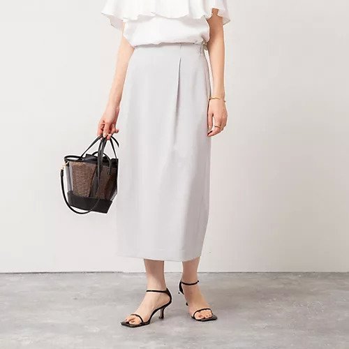 【ノーリーズ/NOLLEY'S】の《セットアップ対応》ウォッシャブル麻調タックタイトミディスカート インテリア・キッズ・メンズ・レディースファッション・服の通販 founy(ファニー) 　ファッション　Fashion　レディースファッション　Fashion for Women　セットアップ　Matching Sets　スカート・ミニ/ミディ/マキシ　Skirts / Mini, Midi & Maxi Skirts　2025年　2025　2025春夏・S/S　Spring/Summer 2025 SS25　ウォッシャブル　Machine Washable　セットアップ　Set-Up, Coordinated Outfit　人気　Popular, Best Seller　夏　Summer　定番　Standard, Basic Item　春　Spring　S/S・春夏　SS, Spring/Summer, Warm Season　ライトグレー|ID: prp329100004451876 ipo3291000000032025167