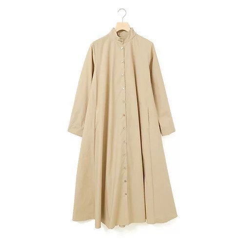 【ミディウミ/MidiUmi】のスタンドカラープレンティワンピース インテリア・キッズ・メンズ・レディースファッション・服の通販 founy(ファニー) 　ファッション　Fashion　レディースファッション　WOMEN　ワンピース　Dress　スタンド　Stand　フレア　Flare　ベーシック　Basic　エレガント 上品　Elegant　ベージュ|ID: prp329100004451879 ipo3291000000031143208