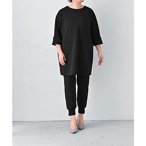 【スタイルデリ/STYLE DELI】の【BLK001】チュニックワンピース 人気、トレンドファッション・服の通販 founy(ファニー) 　ファッション　Fashion　レディースファッション　Fashion for Women　ワンピース　Dresses　チュニック　Tunic Tops & Dresses　オケージョン　Occasion Wear　カフス　Cuff Design　スリット　Slit, Slit Detail　チュニック　Tunic, Long Top　デコルテ　Décolleté, Neckline　定番　Standard, Basic Item　ポケット　Pocket, Pocket Detail　おすすめ　Recommended / Our Picks　日本製　Made In Japan　エレガント 上品　Elegant　セレモニー　Ceremony　ビジネス 仕事 通勤　Business / Work / Commuting　other-2|ID: prp329100004451884 ipo3291000000031254405