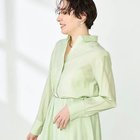 【ノーリーズソフィー/NOLLEY'S sophi】の《セットアップ対応》シアーローン2WAYシャツ イエローグリーン|ID: prp329100004452923 ipo3291000000031712141