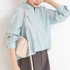 【ノーリーズソフィー/NOLLEY'S sophi】の《セットアップ対応》シアーローン2WAYシャツ ミントグリーン|ID: prp329100004452923 ipo3291000000032272937