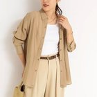 【ノーリーズソフィー/NOLLEY'S sophi】の《セットアップ対応》シアーローン2WAYシャツ キャメル|ID: prp329100004452923 ipo3291000000032272939
