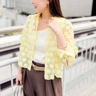 【ノーリーズソフィー/NOLLEY'S sophi】のシアーフラワージャガードショートシャツ イエロー|ID: prp329100004452924 ipo3291000000033744127