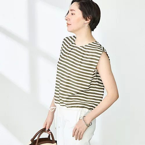 【ノーリーズ/NOLLEY'S】の《セットアップ対応》ドビーボーダータックブラウス インテリア・キッズ・メンズ・レディースファッション・服の通販 founy(ファニー) https://founy.com/ ファッション Fashion レディースファッション Fashion for Women トップス・カットソー Cut & Sew Tops シャツ・ブラウス・オフィスカジュアル Elegant Blouses & Button-Ups 2025年 2025 2025春夏・S/S Spring/Summer 2025 SS25 おすすめ Recommended / Our Picks シンプル Simple, Minimal セットアップ Set-Up, Coordinated Outfit ノースリーブ Sleeveless, No-Sleeve ボーダー Border, Stripe エレガント 上品 Elegant 夏 Summer |ID: prp329100004452925 ipo3291000000033983560