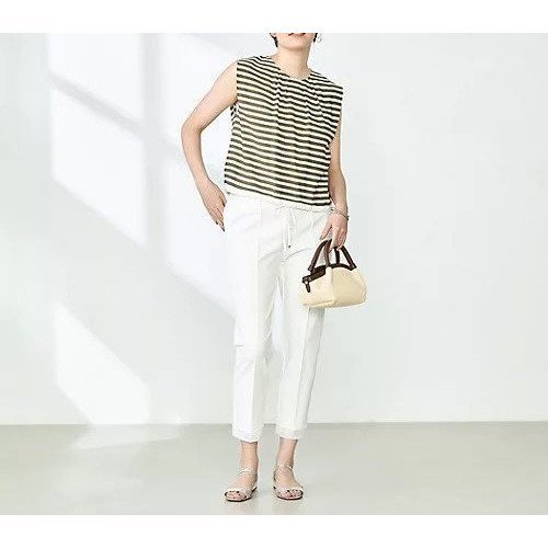 【ノーリーズ/NOLLEY'S】の《セットアップ対応》ドビーボーダータックブラウス 人気、トレンドファッション・服の通販 founy(ファニー) 　ファッション　Fashion　レディースファッション　Fashion for Women　トップス・カットソー　Cut & Sew Tops　シャツ・ブラウス・オフィスカジュアル　Elegant Blouses & Button-Ups　2025年　2025　2025春夏・S/S　Spring/Summer 2025 SS25　おすすめ　Recommended / Our Picks　シンプル　Simple, Minimal　セットアップ　Set-Up, Coordinated Outfit　ノースリーブ　Sleeveless, No-Sleeve　ボーダー　Border, Stripe　エレガント 上品　Elegant　夏　Summer　other-3|ID: prp329100004452925 ipo3291000000033983567