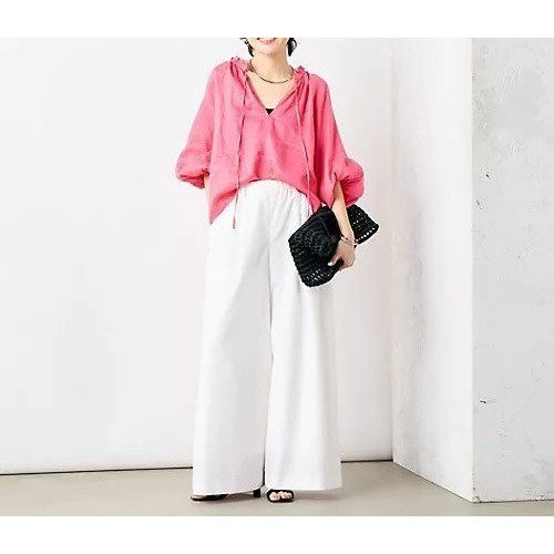 【ノーリーズ/NOLLEY'S】の《セットアップ対応》リネンフリル衿ブラウス 人気、トレンドファッション・服の通販 founy(ファニー) 　ファッション　Fashion　レディースファッション　Fashion for Women　トップス・カットソー　Cut & Sew Tops　シャツ・ブラウス・オフィスカジュアル　Elegant Blouses & Button-Ups　セットアップ　Set-Up, Coordinated Outfit　フリル　Frill, Ruffle　ボトム　Bottoms, Lower Wear　リネン　Linen, Linen Fabric　夏　Summer　エレガント 上品　Elegant　2025年　2025　2025春夏・S/S　Spring/Summer 2025 SS25　other-2|ID: prp329100004452938 ipo3291000000032164563