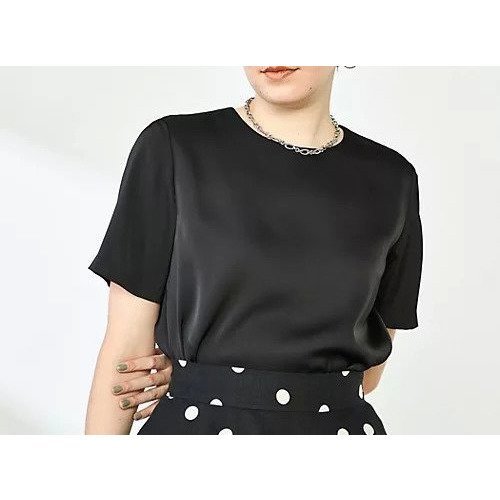 【ノーリーズ/NOLLEY'S】のオトナサテン半袖Tブラウス インテリア・キッズ・メンズ・レディースファッション・服の通販 founy(ファニー) https://founy.com/ ファッション Fashion レディースファッション WOMEN トップス・カットソー Tops/Tshirt シャツ/ブラウス Shirts/Blouses 2025年 2025 2025春夏・S/S Ss,Spring/Summer,2025 インナー Inner シルク Silk エレガント 上品 Elegant 半袖 Short Sleeve |ID: prp329100004452941 ipo3291000000031754251