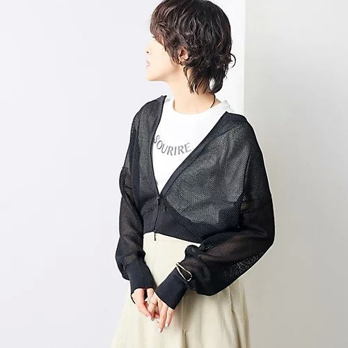 【ノーリーズソフィー/NOLLEY'S sophi】の《手洗い可能》ラメメッシュZIPカーディガン インテリア・キッズ・メンズ・レディースファッション・服の通販 founy(ファニー) https://founy.com/ ファッション Fashion レディースファッション WOMEN トップス・カットソー Tops/Tshirt カーディガン Cardigans 2025年 2025 2025春夏・S/S Ss,Spring/Summer,2025 カーディガン Cardigan ジップ Zip スキッパー Skipper タンク Tank メッシュ Mesh 夏 Summer |ID: prp329100004452957 ipo3291000000031156058