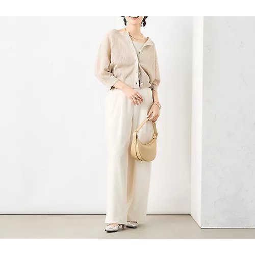 【ノーリーズ/NOLLEY'S】の《手洗い可能》スパンコールメッシュ5分袖カーディガン 人気、トレンドファッション・服の通販 founy(ファニー) 　ファッション　Fashion　レディースファッション　Fashion for Women　トップス・カットソー　Cut & Sew Tops　カーディガン・羽織り　Layered Style Cardigans　2025年　2025　2025春夏・S/S　Spring/Summer 2025 SS25　カーディガン　Cardigan, Knitwear　シンプル　Simple, Minimal　スパンコール　Sequins, Sequin Embellishment　メッシュ　Mesh, Net Fabric　エレガント 上品　Elegant　other-2|ID: prp329100004452960 ipo3291000000031254131