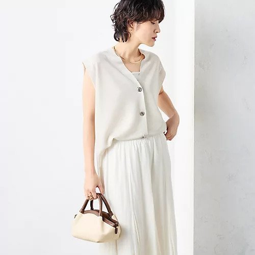 【ノーリーズ/NOLLEY'S】の《手洗い可能》ドライタッチ肩タックベスト インテリア・キッズ・メンズ・レディースファッション・服の通販 founy(ファニー) https://founy.com/ ファッション Fashion レディースファッション Fashion for Women アウター Coat / Outerwear Collection トップス・カットソー Cut & Sew Tops ベスト&ジレ / 重ね着スタイル Vests & Gilets 2025年 2025 2025春夏・S/S Spring/Summer 2025 SS25 おすすめ Recommended / Our Picks シアー Sheer, See-Through ベスト Vest, Waistcoat ミラノリブ Milano Rib, Milano Stitch 夏 Summer ビジネス 仕事 通勤 Business / Work / Commuting |ID: prp329100004452965 ipo3291000000033217380
